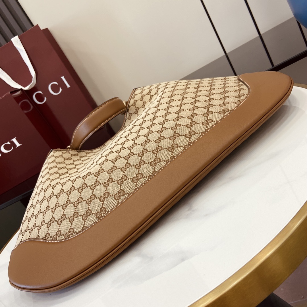 Gucci Double-Lock Medium Shoulder Tote Bag