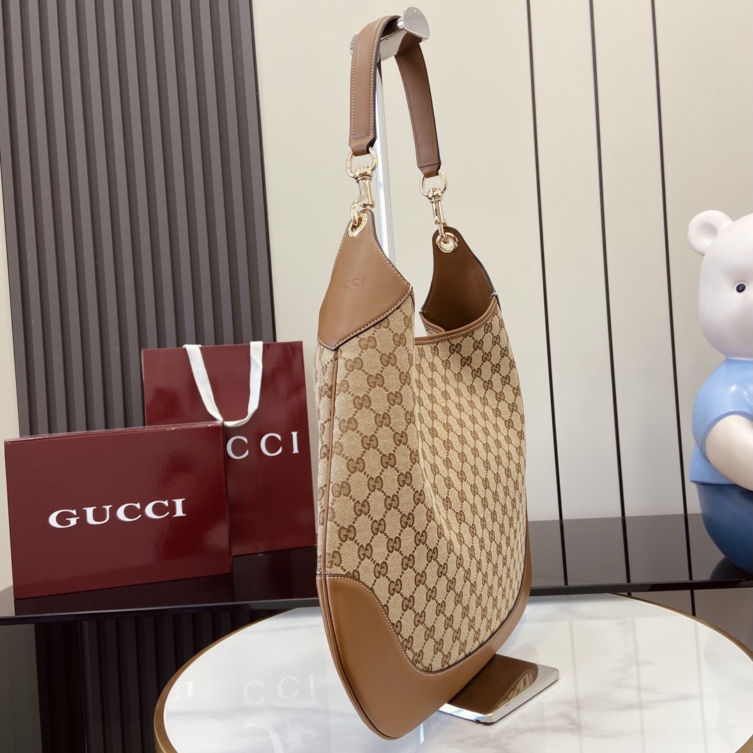Gucci Double-Lock Medium Shoulder Tote Bag