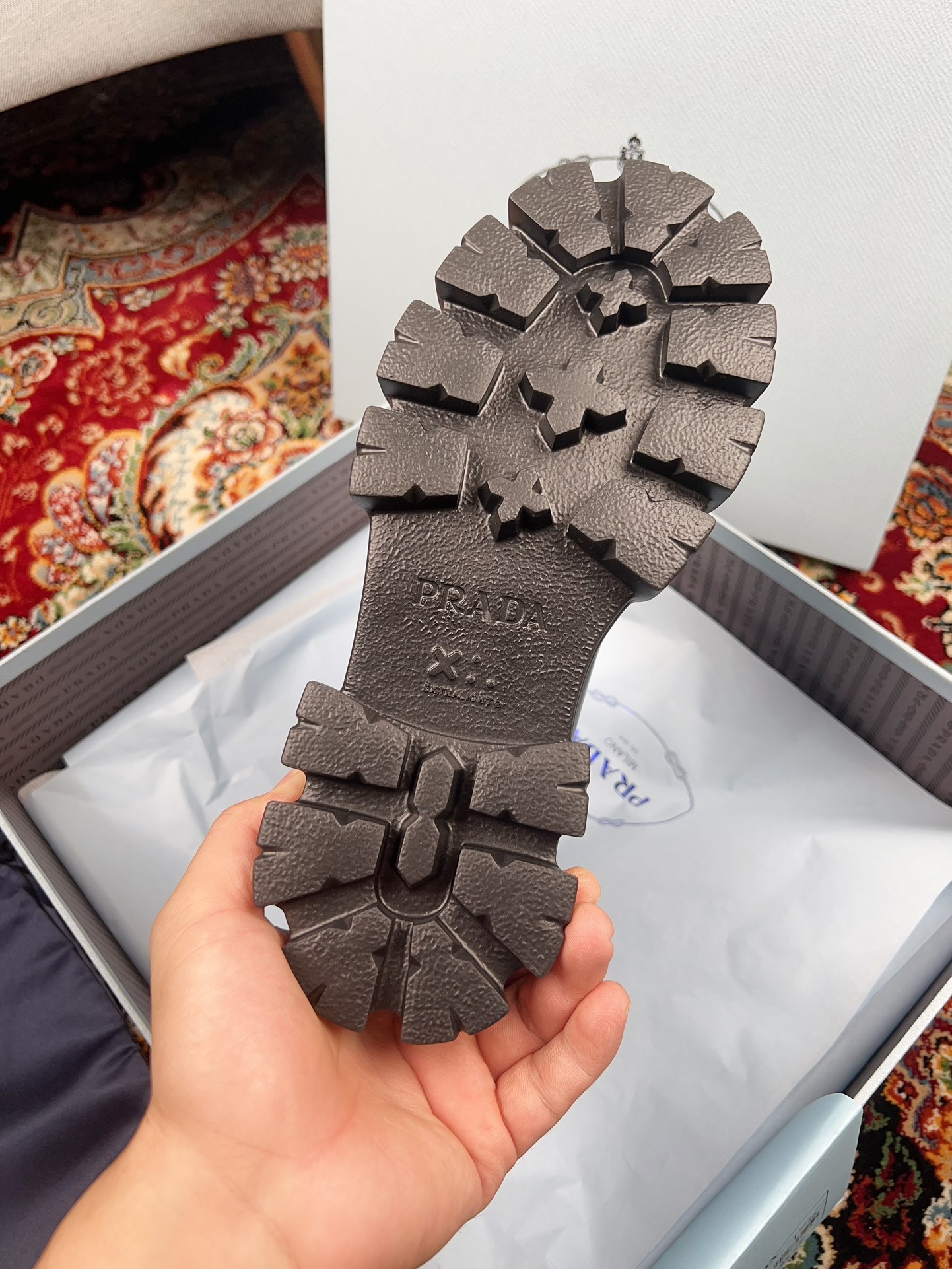 Prada Platform Chunky Short Boots