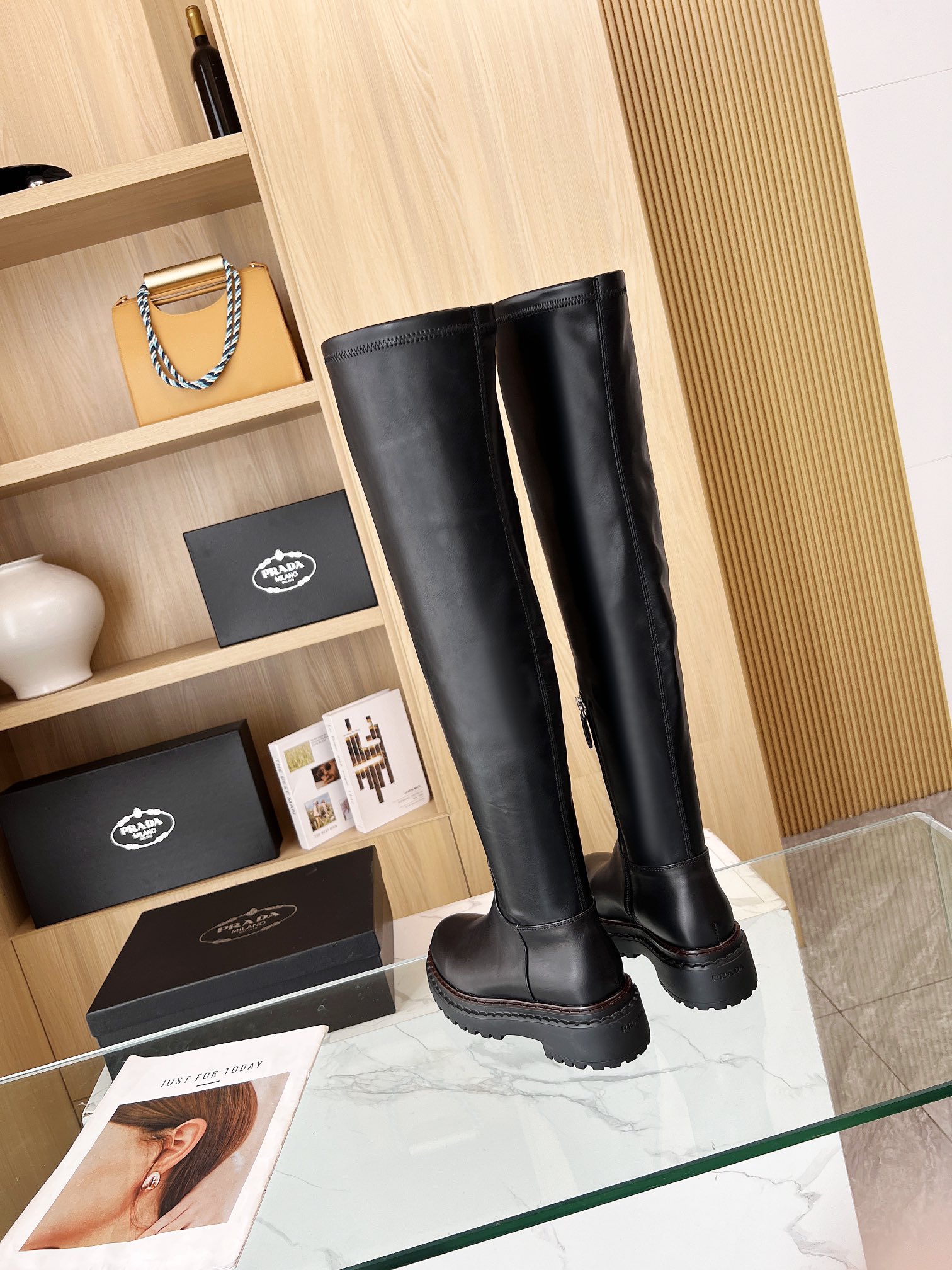 Prada Leather Boots
