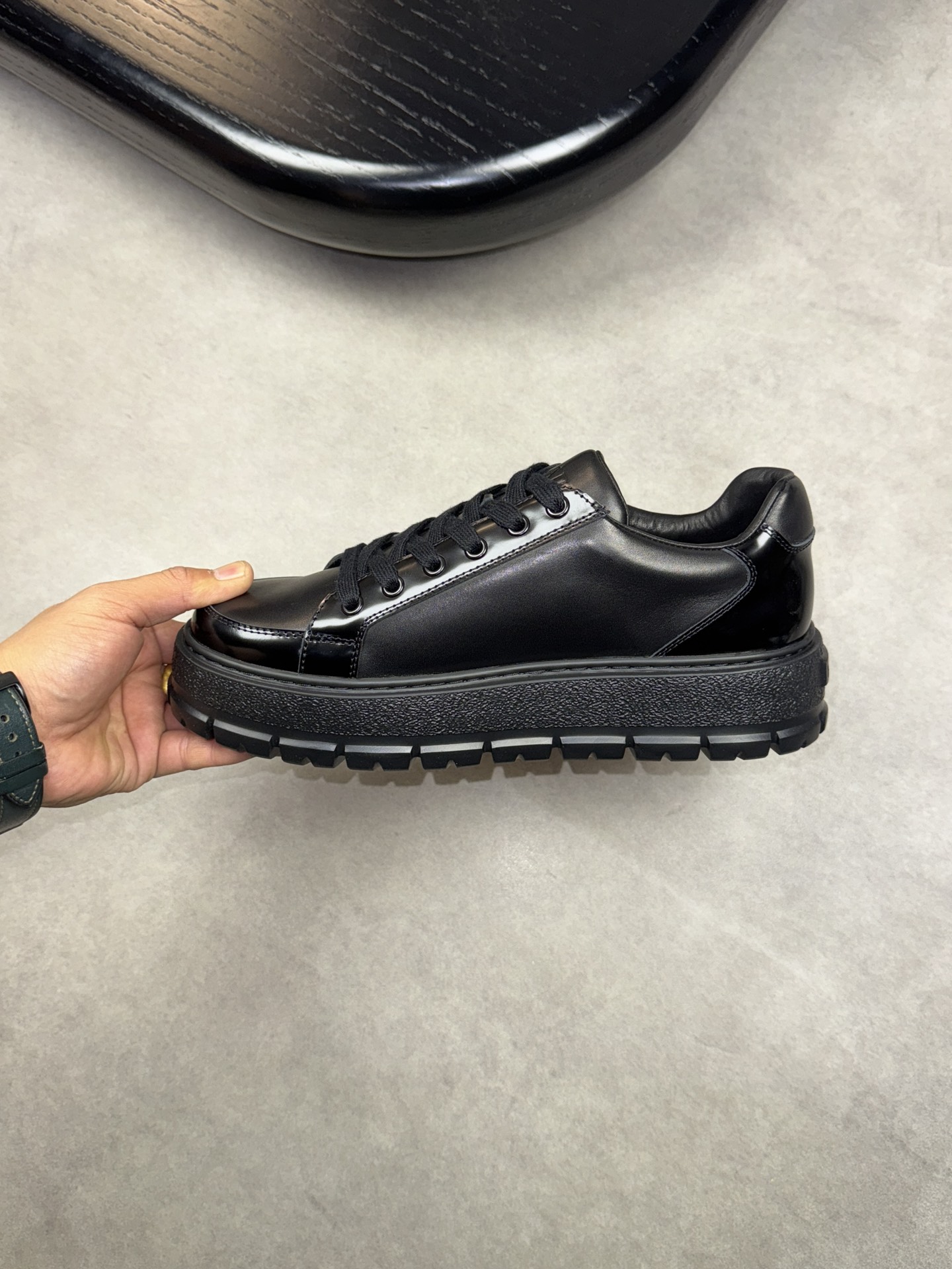 Prada Napa Calfskin Sneakers