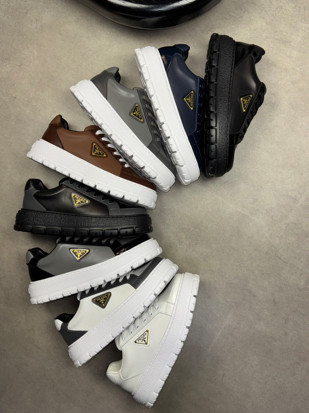 Prada Napa Calfskin Sneakers