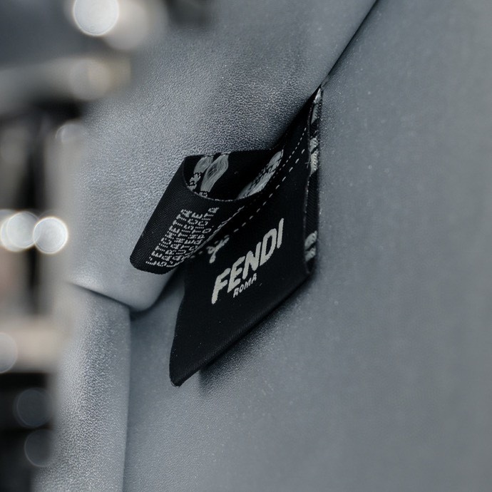 Fendi Peekaboo ISeeU Petite Suede Handbag