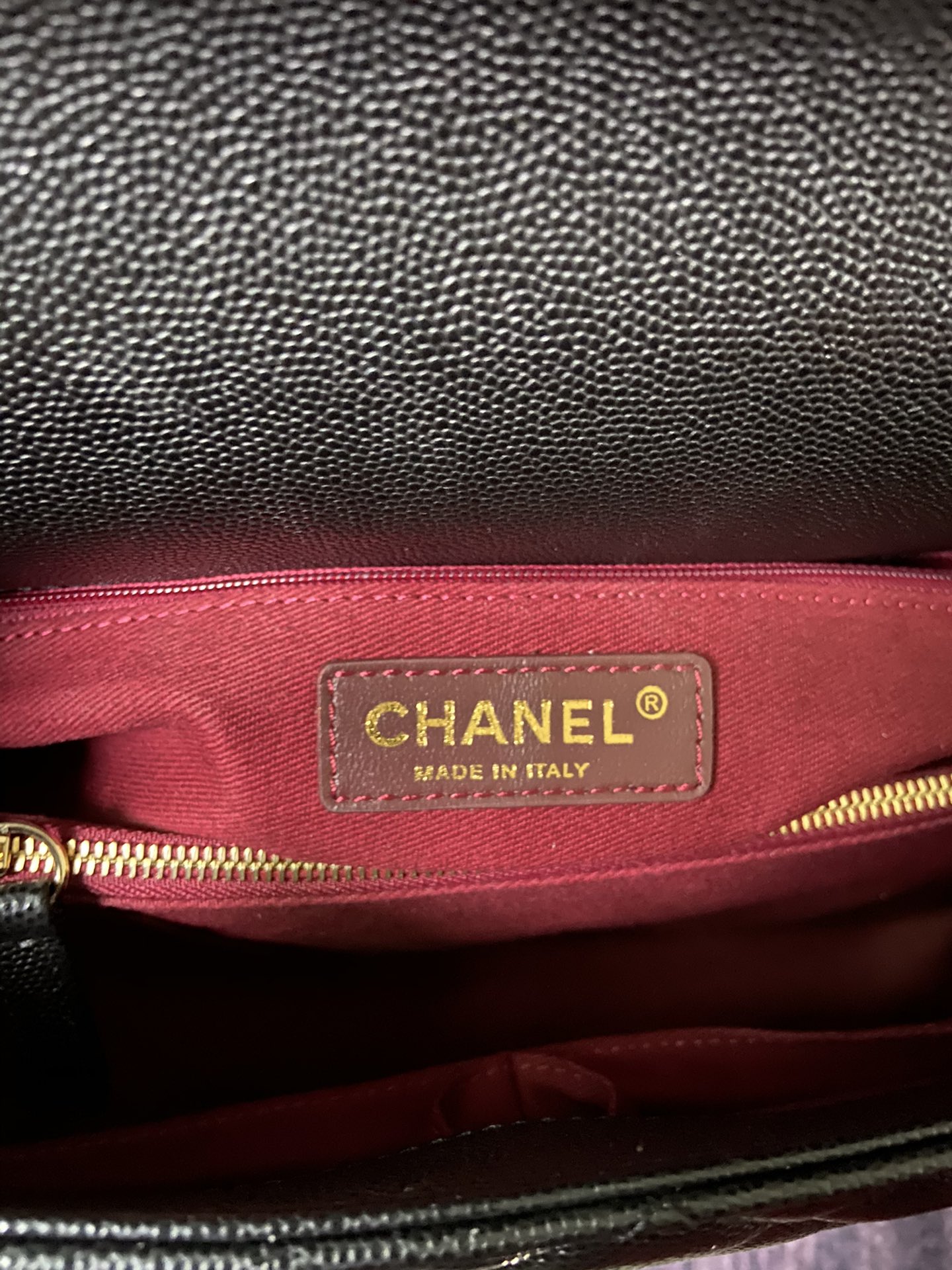 Chanel Caviar Leather Handbag & Crossbody Bag