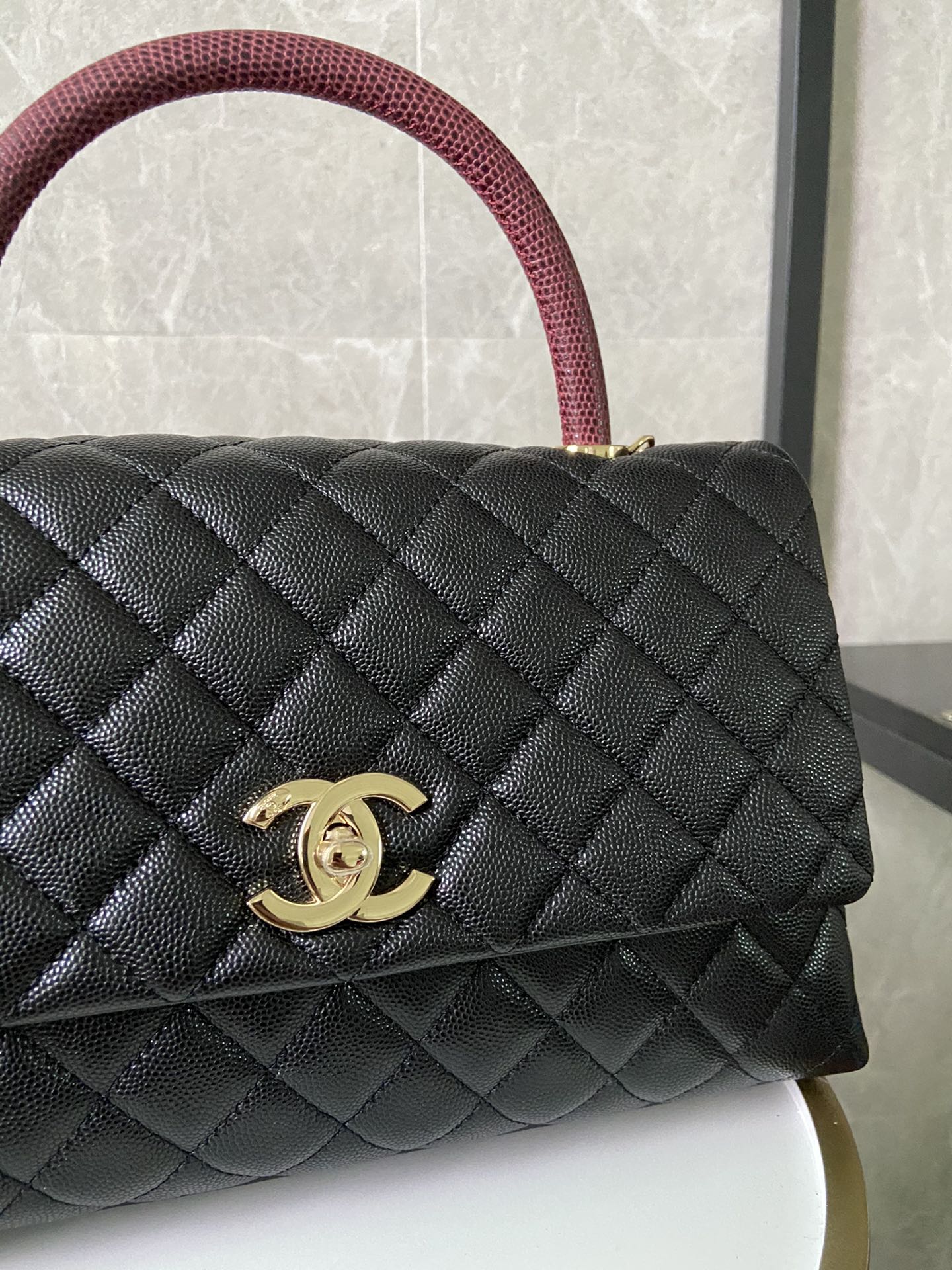 Chanel Caviar Leather Handbag & Crossbody Bag