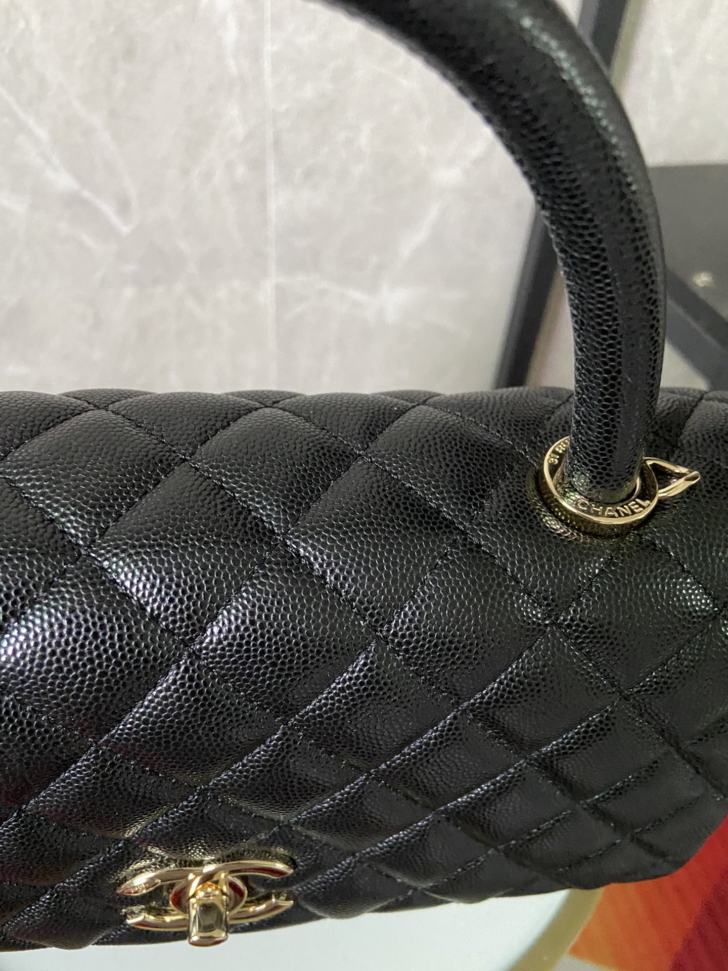 Chanel Caviar Leather Handbag & Crossbody Bag