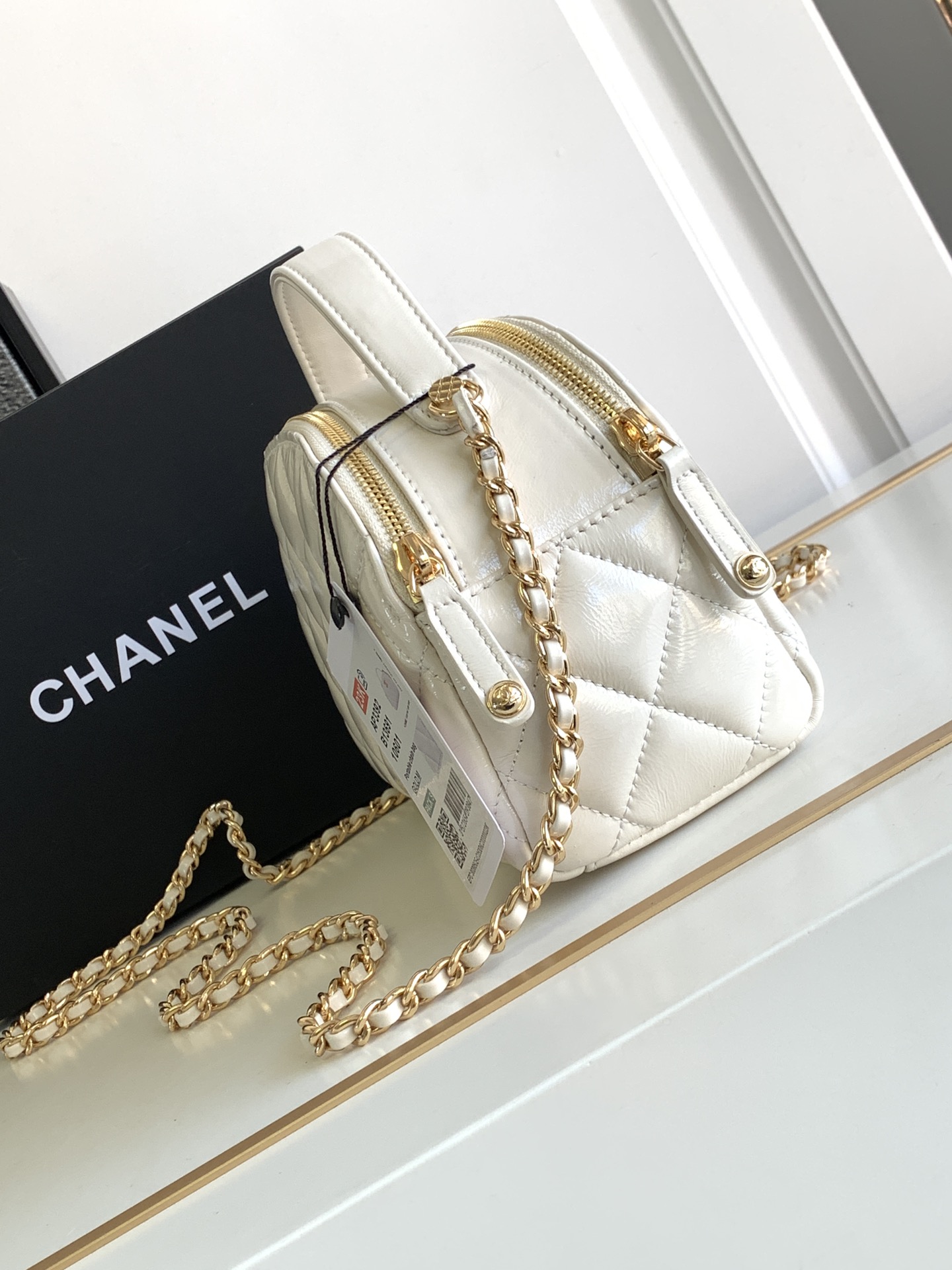 Chanel 23K Oil-Waxed Leather Handbag