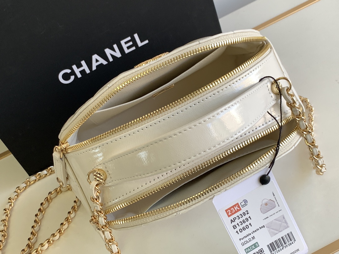Chanel 23K Oil-Waxed Leather Handbag