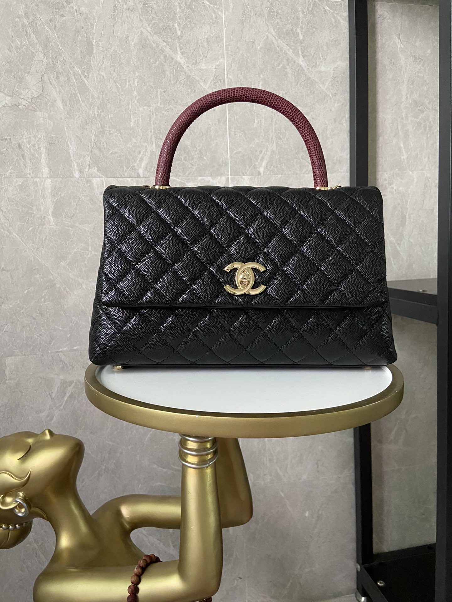 Chanel Caviar Leather Handbag & Crossbody Bag