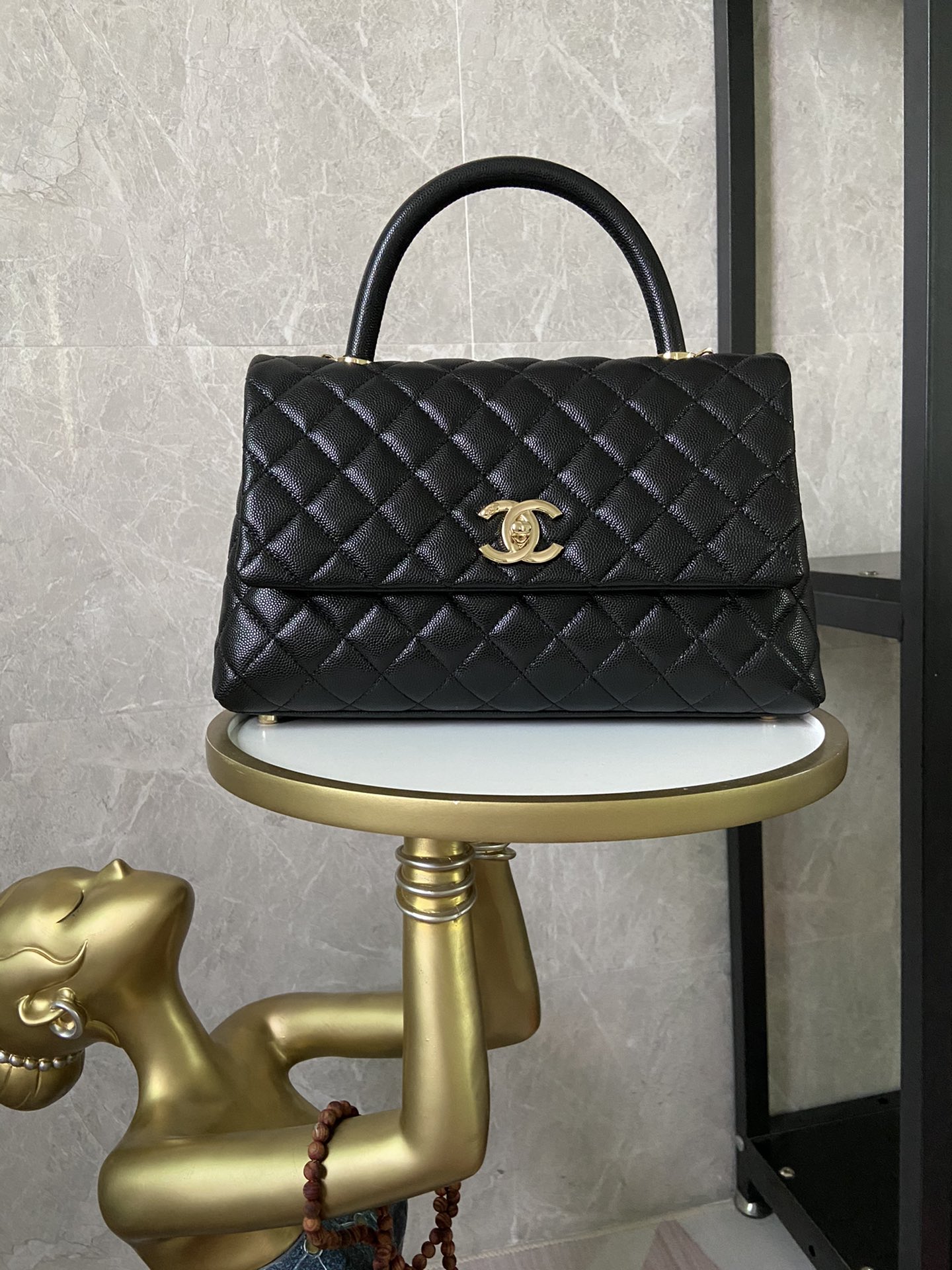Chanel Caviar Leather Handbag & Crossbody Bag