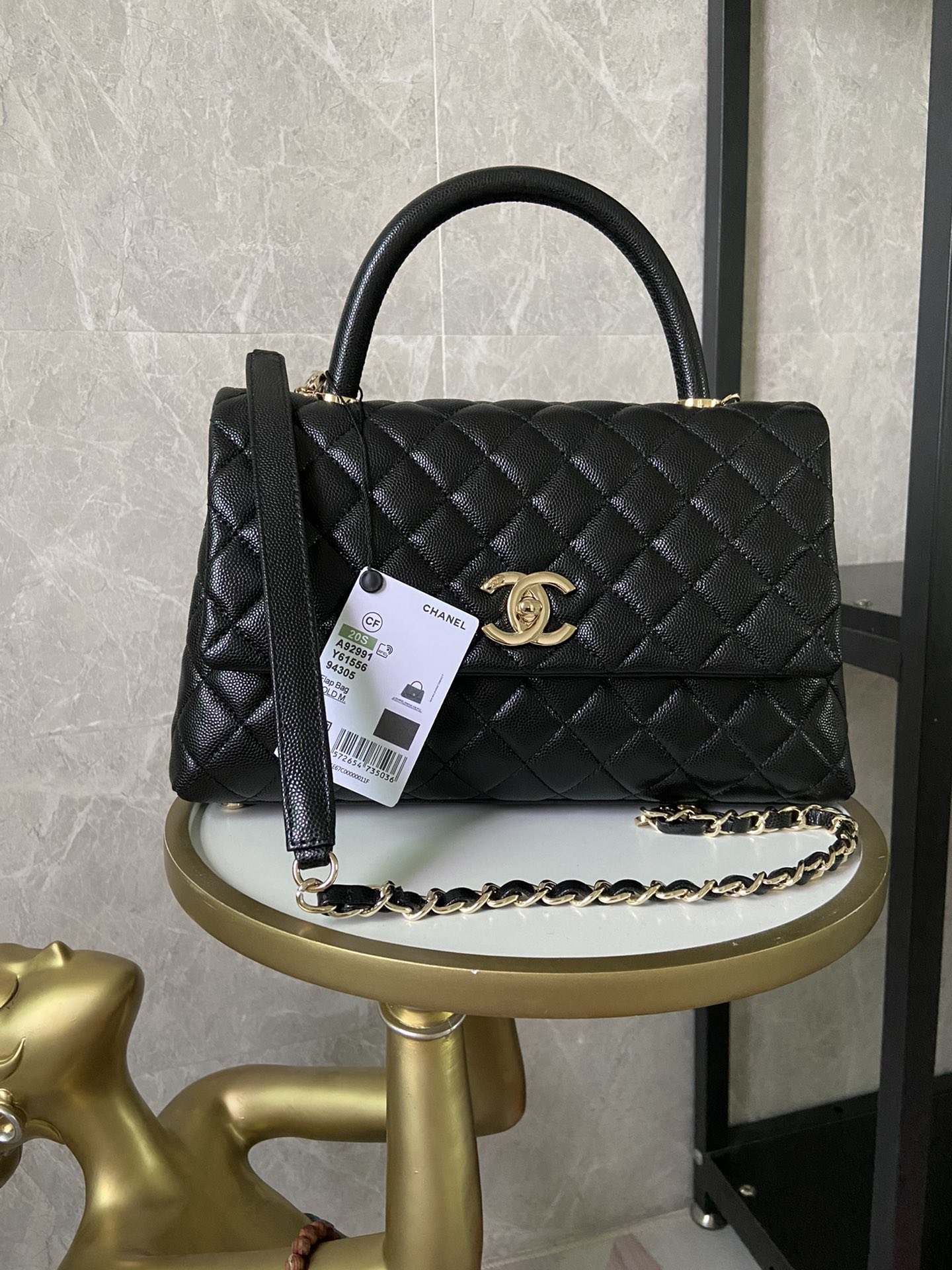 Chanel Caviar Leather Handbag & Crossbody Bag