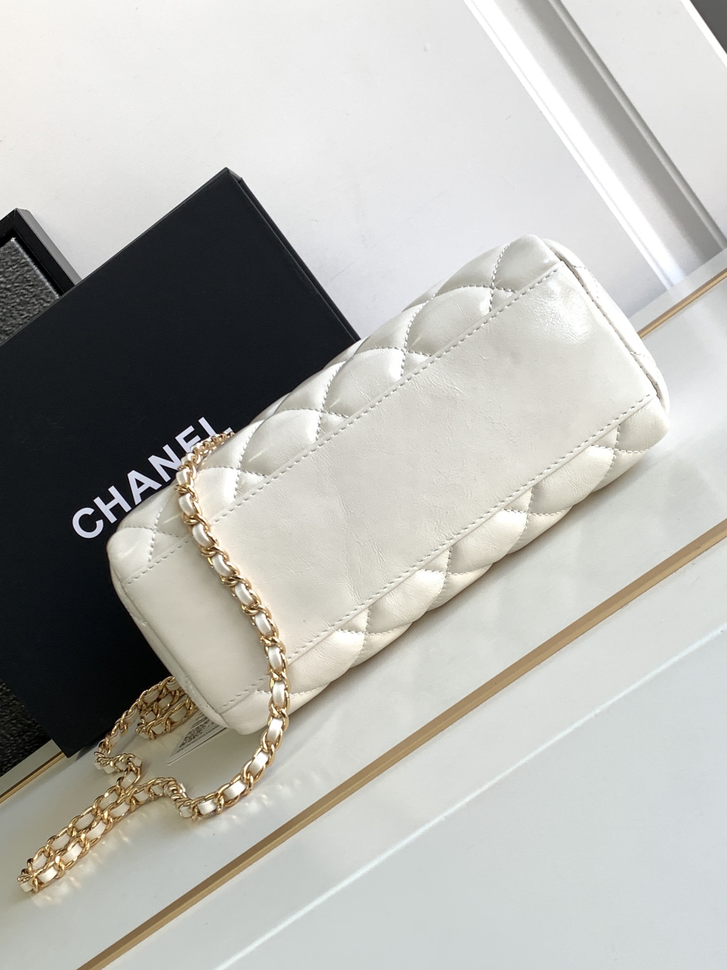 Chanel 23K Oil-Waxed Leather Handbag