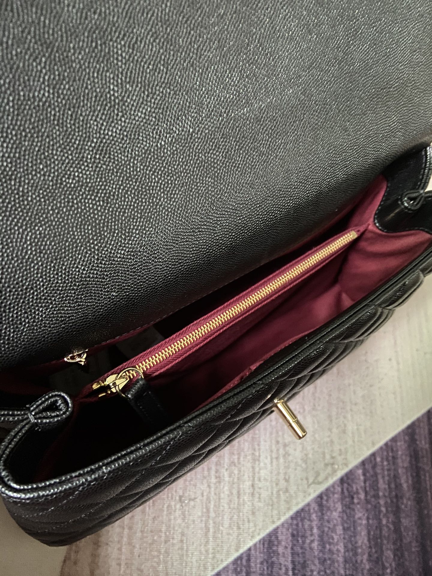 Chanel Caviar Leather Handbag & Crossbody Bag