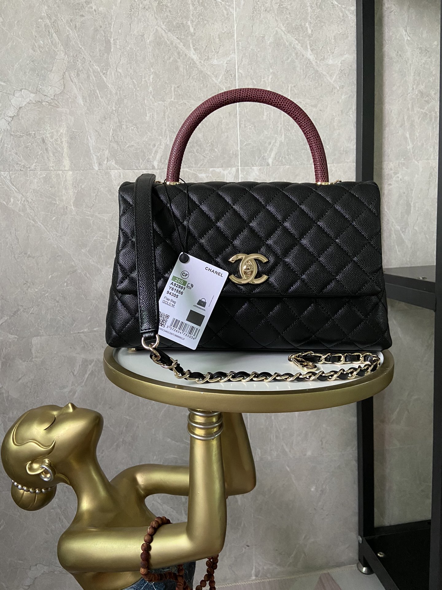 Chanel Caviar Leather Handbag & Crossbody Bag