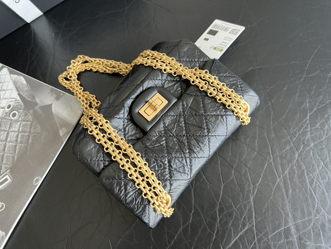 Chanel Vintage Calfskin Chain Bag
