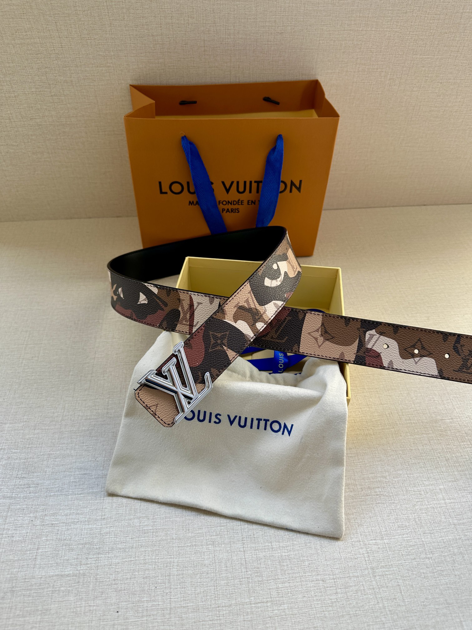 LV Portrait Leather Belt