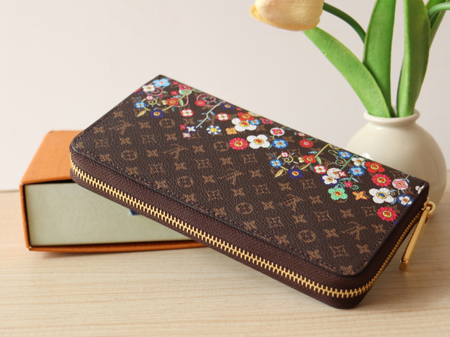 LV Monogram Flower Wallet