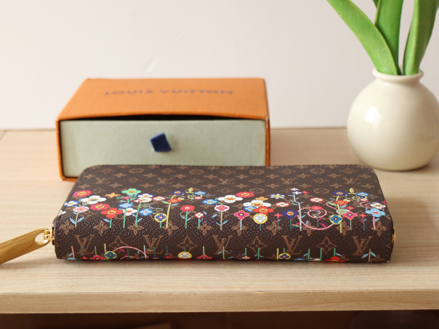 LV Monogram Flower Wallet