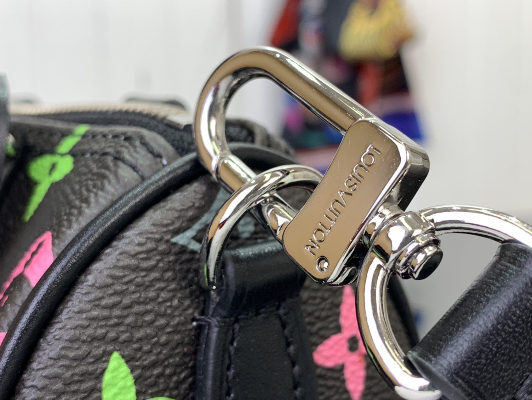 LV x TM NANO SPEEDY Handbag(Black)