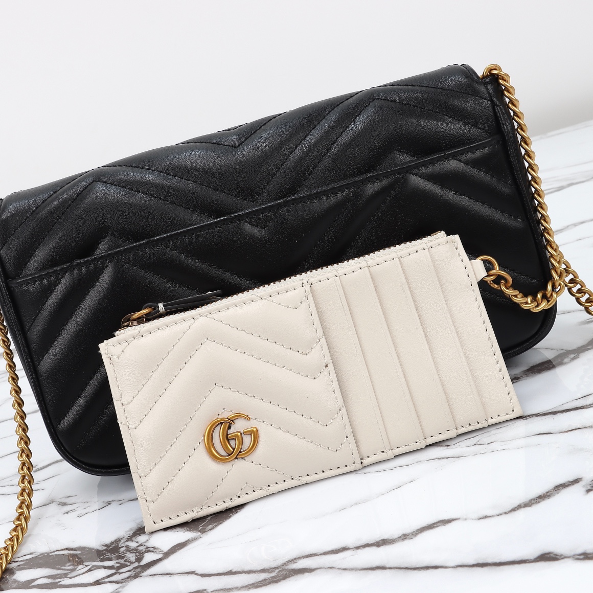 Gucci GG Marmont Mini Bag with Card Case
