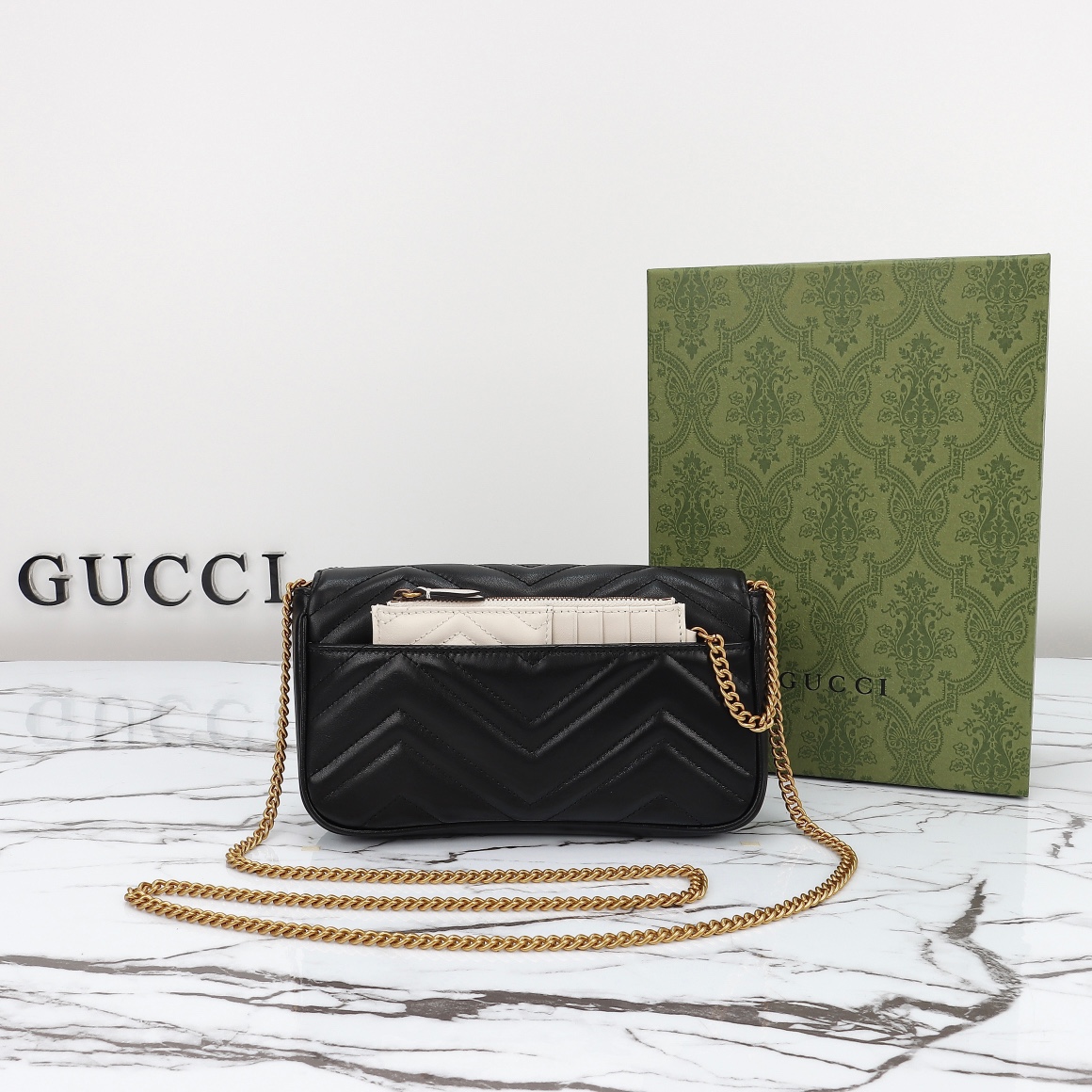 Gucci GG Marmont Mini Bag with Card Case