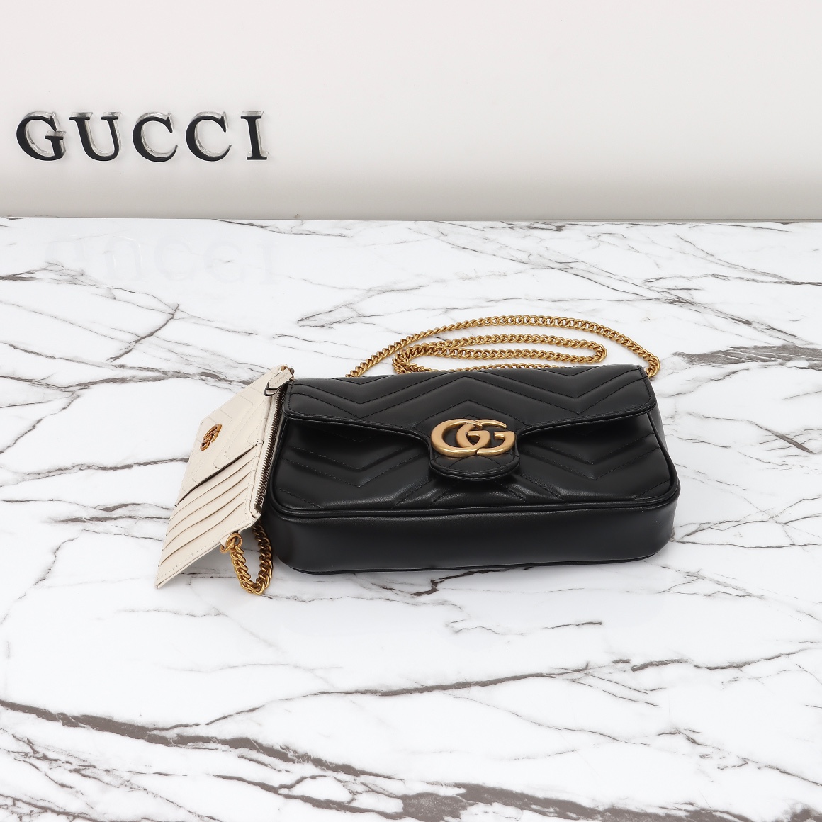 Gucci GG Marmont Mini Bag with Card Case