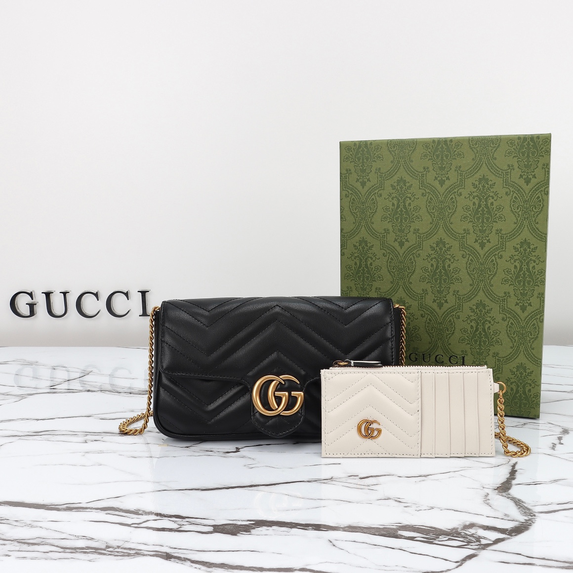 Gucci GG Marmont Mini Bag with Card Case