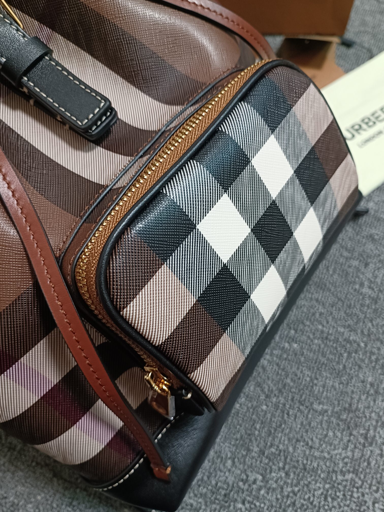 Burberry Plaid Backpack