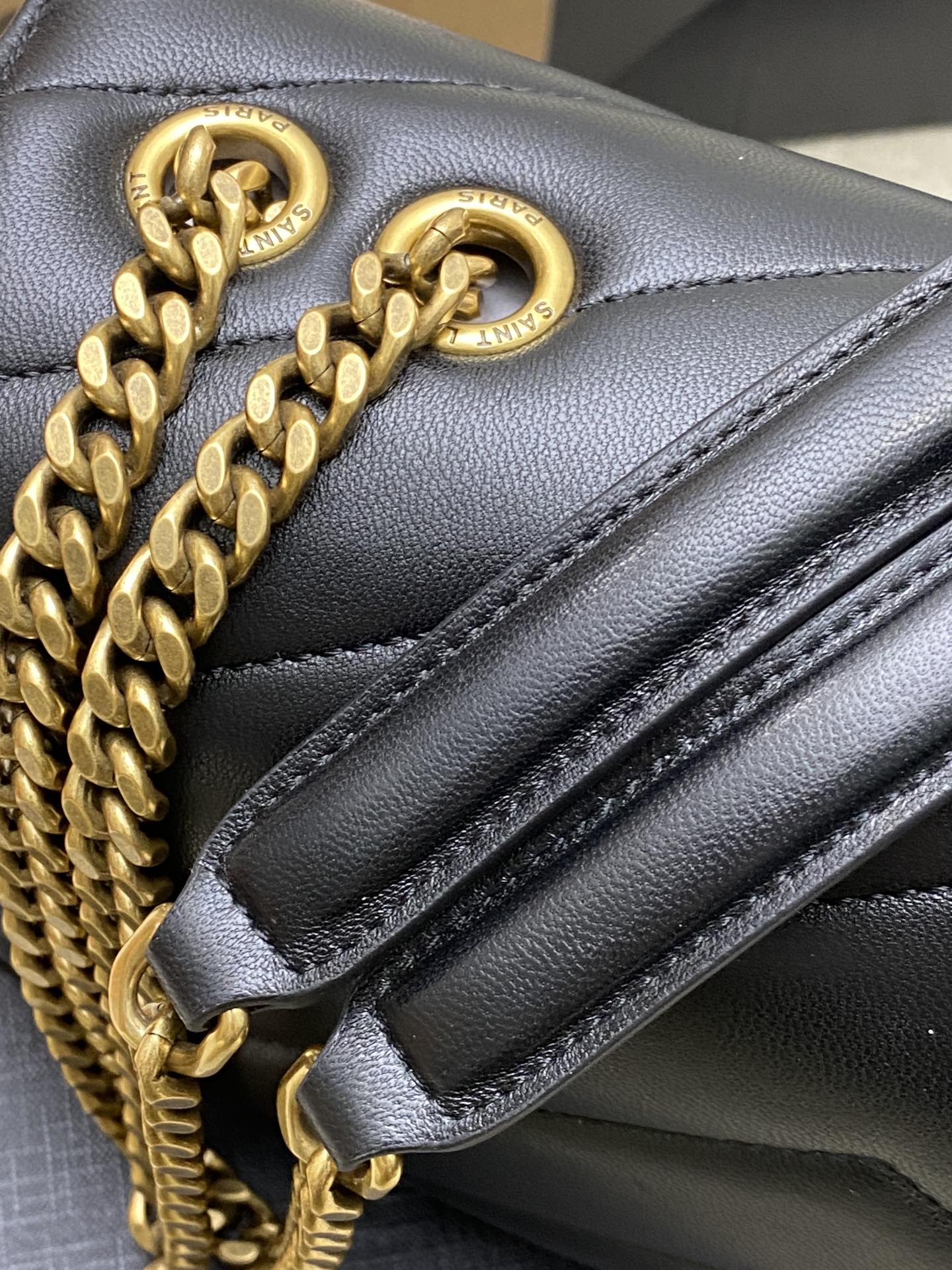 Saint Laurent Spring 2025 Early Collection Sheepskin Chain Bag