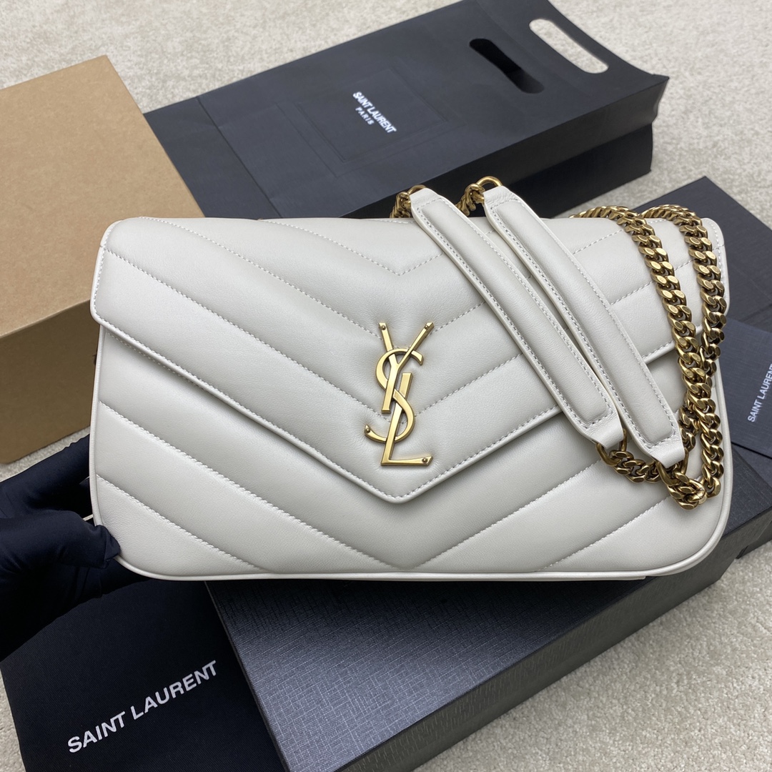 Saint Laurent Spring 2025 Early Collection Sheepskin Chain Bag