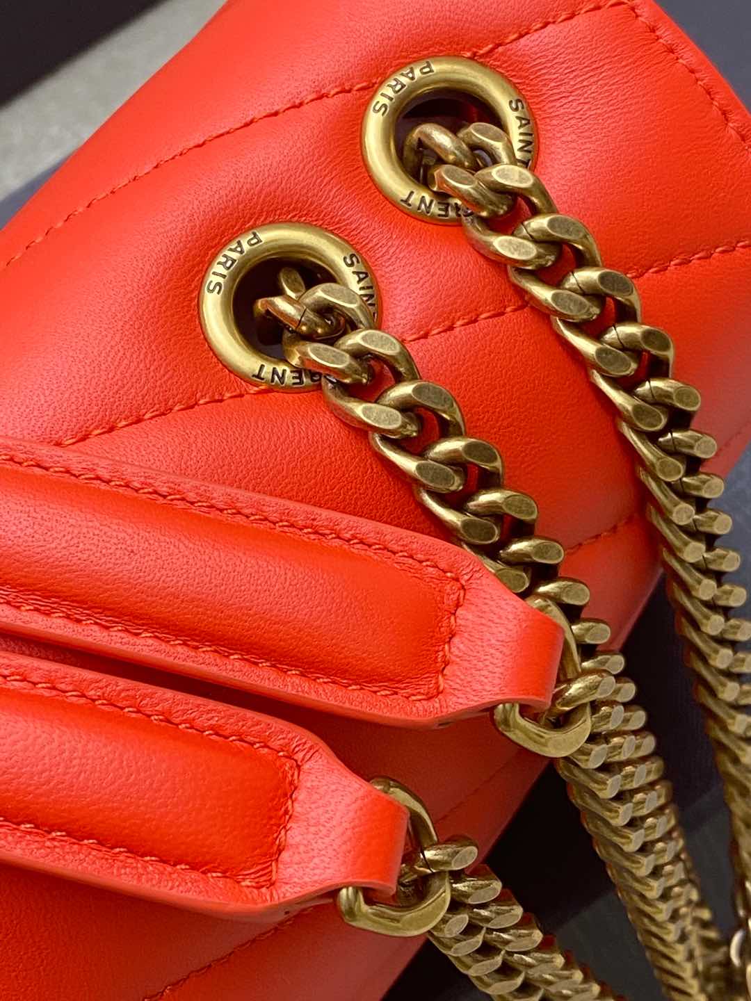 Saint Laurent Spring 2025 Early Collection Sheepskin Chain Bag