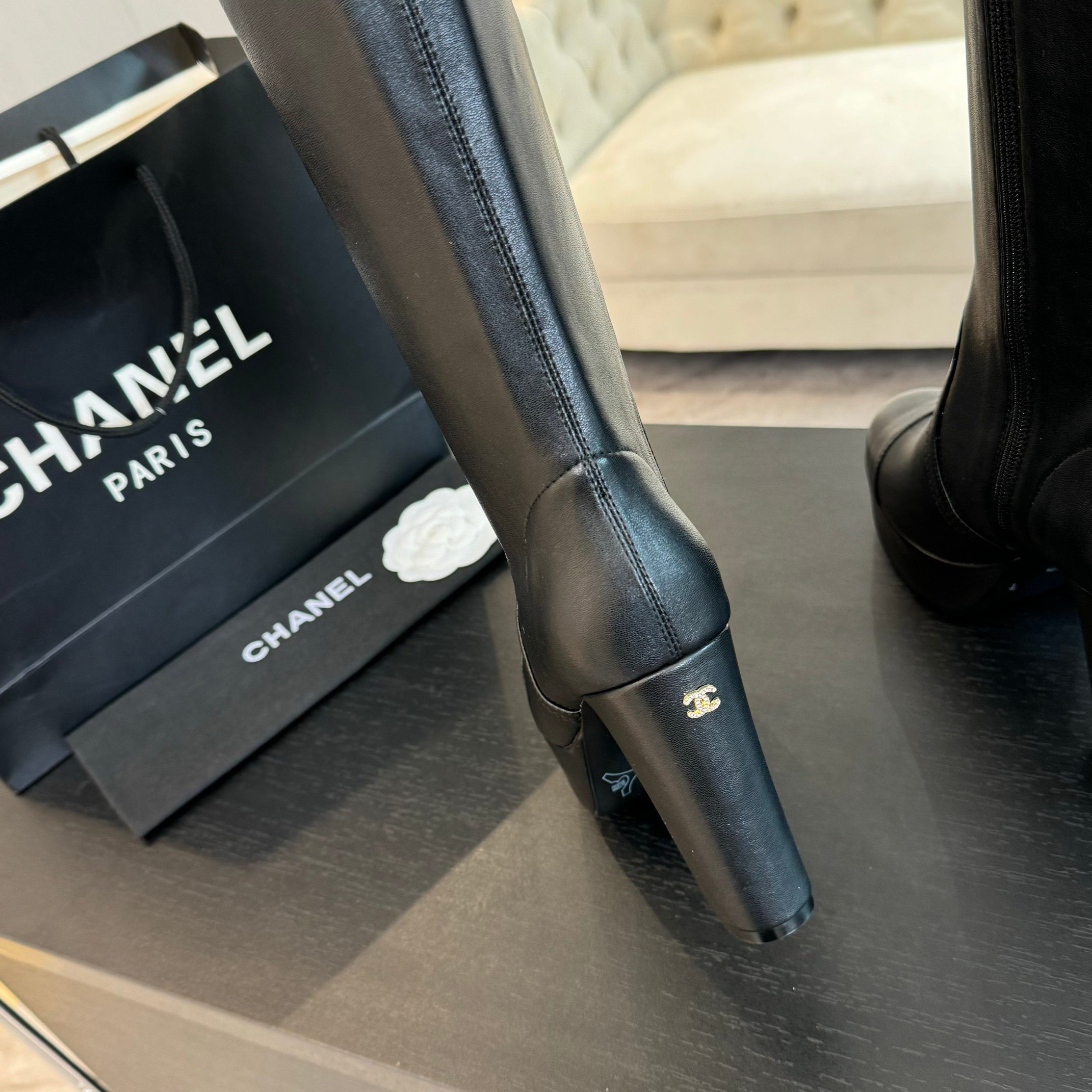 Chanel Autumn-Winter Elastic Boots