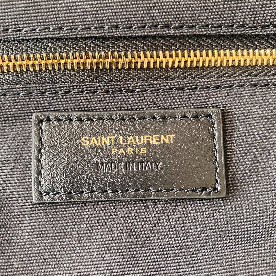YSL Saint Laurent Nappa Lambskin Two-Piece Large Tote Set