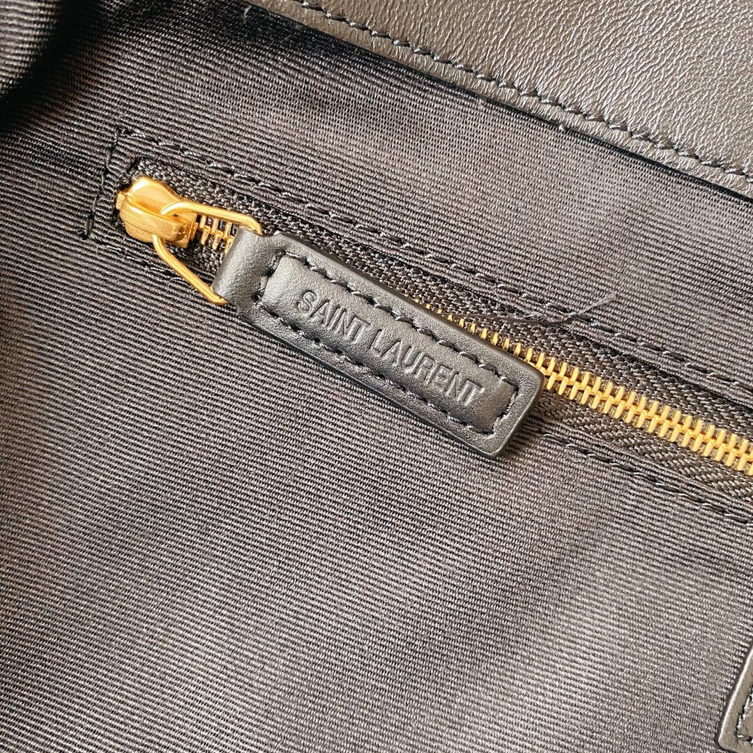 YSL Saint Laurent Nappa Lambskin Two-Piece Large Tote Set