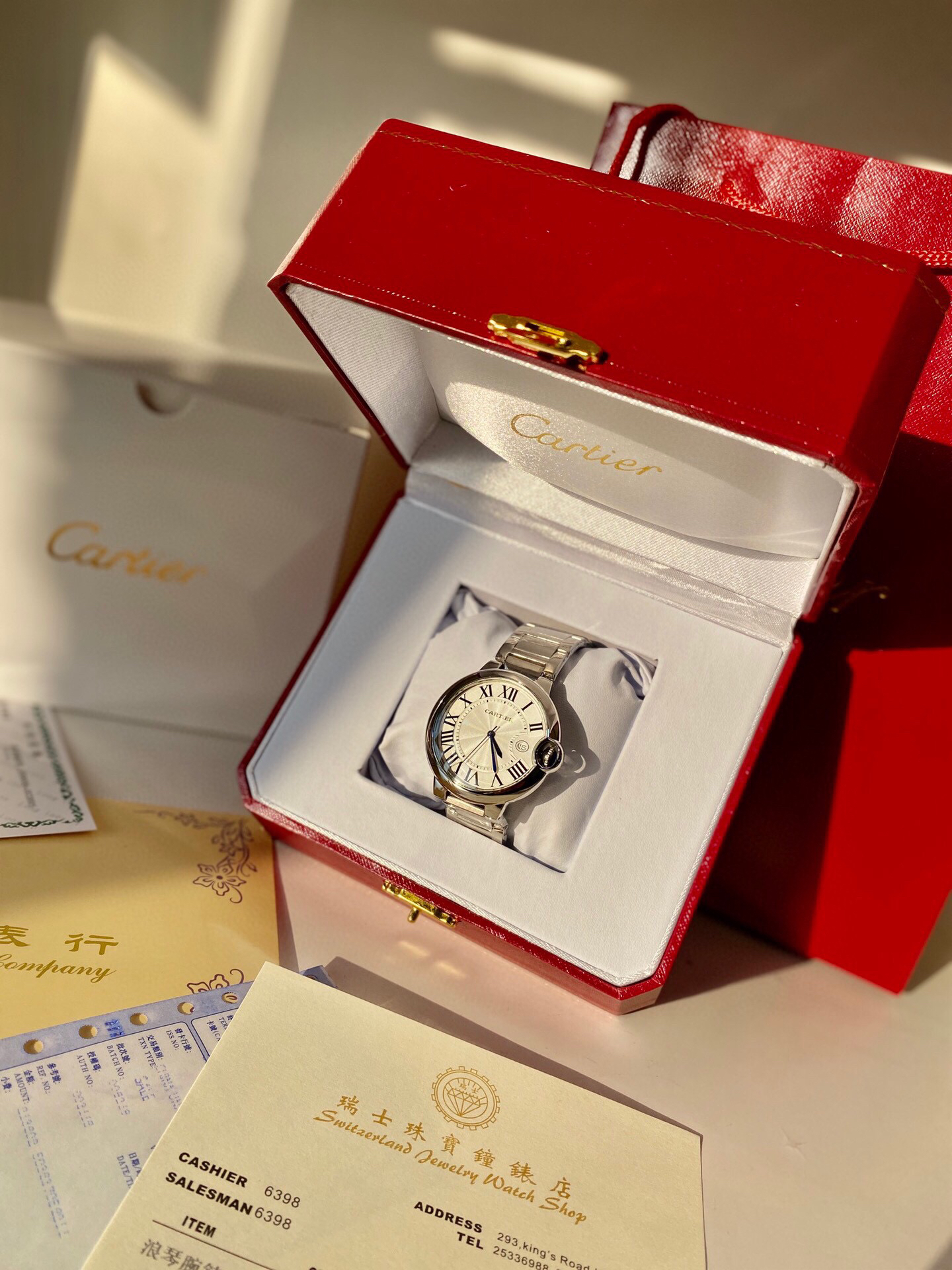 Cartier Stainless Steel Quartz Watch