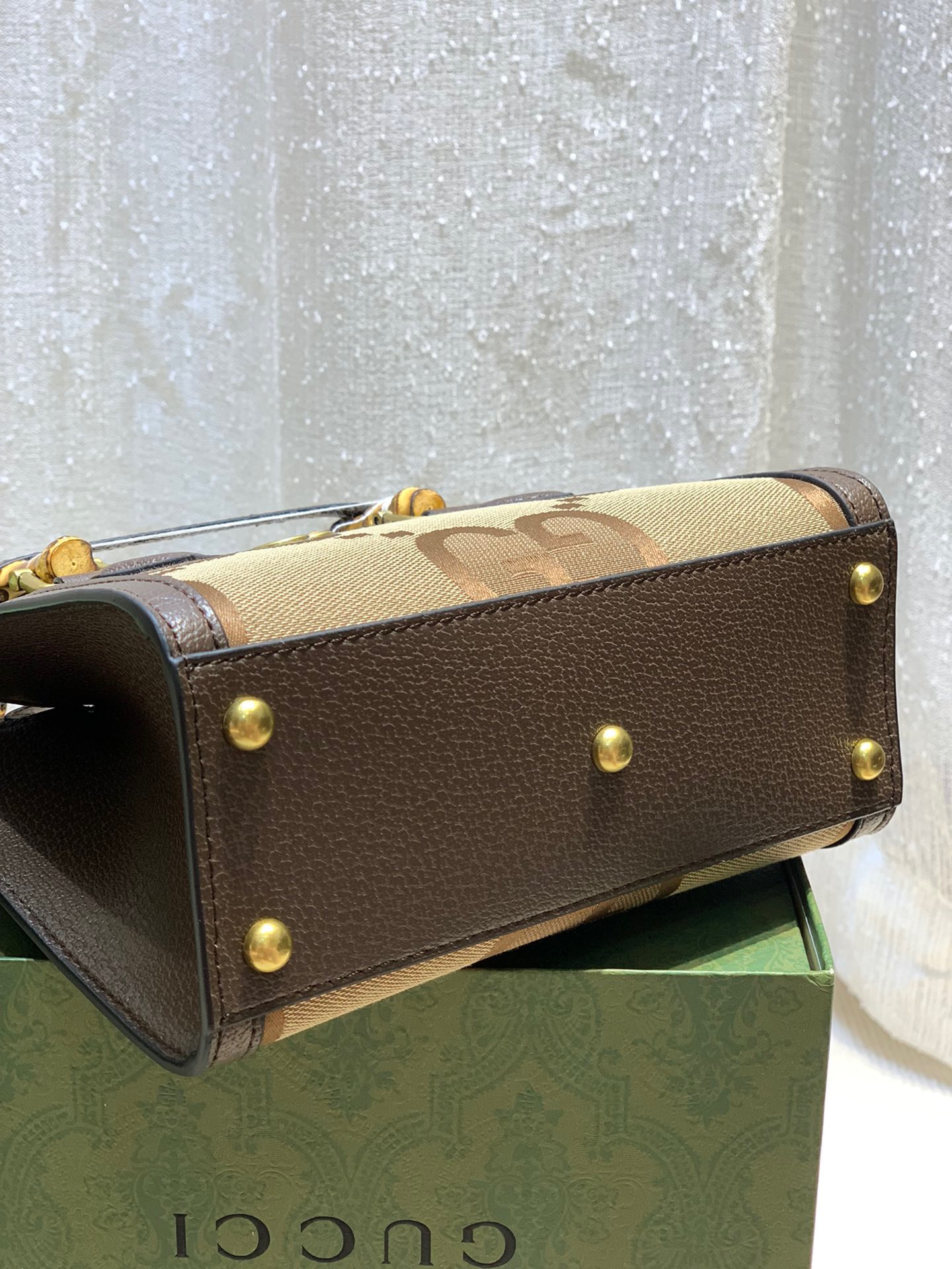 Gucci Dina Bamboo Handle Handbag