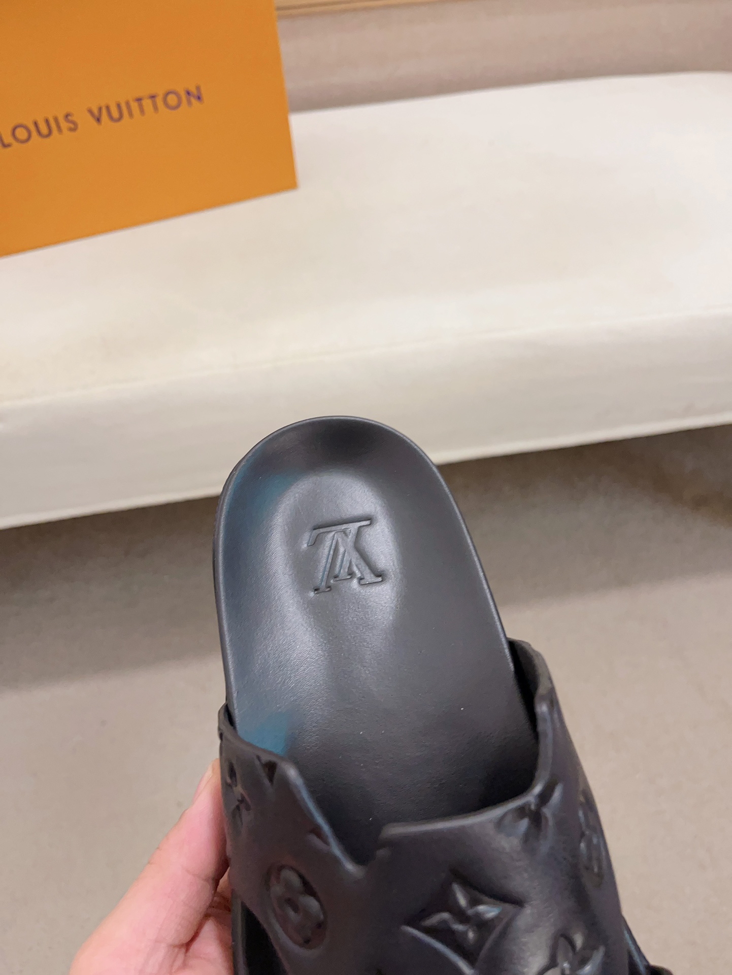 LV Louis Vuitton Monogram Slide Sandals