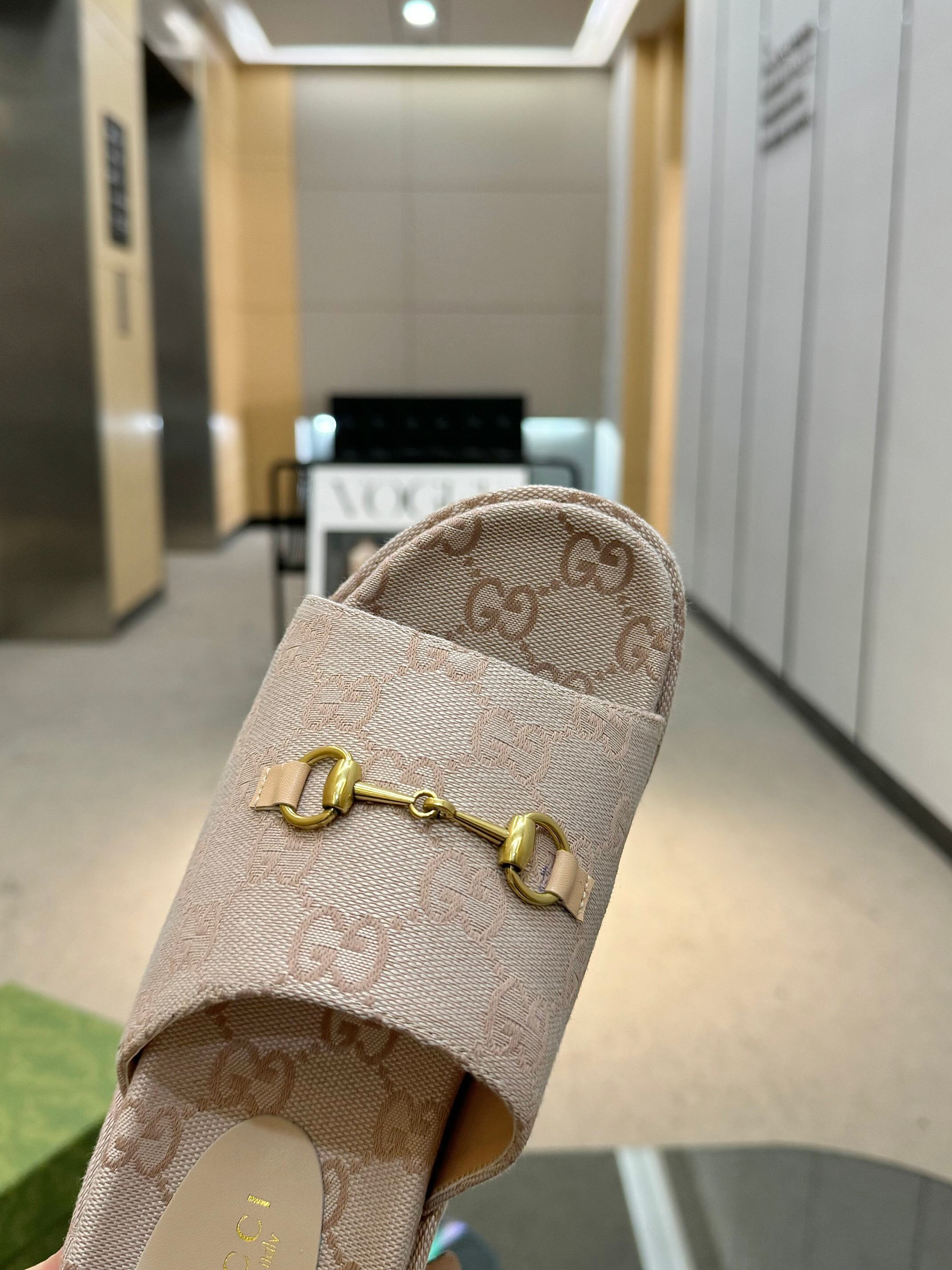 Gucci Waterproof Platform Thick-Soled Slippers