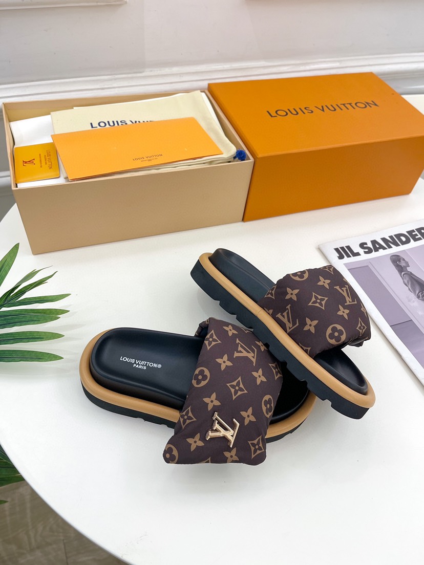 Louis Vuitton LV Down-Filled Slippers