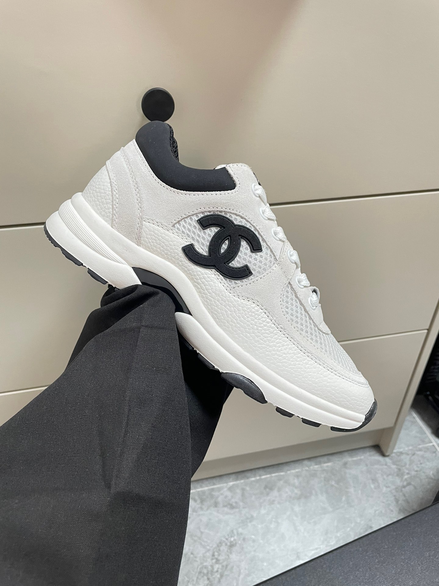 Chanel Spring-Summer Calfskin White Sneakers