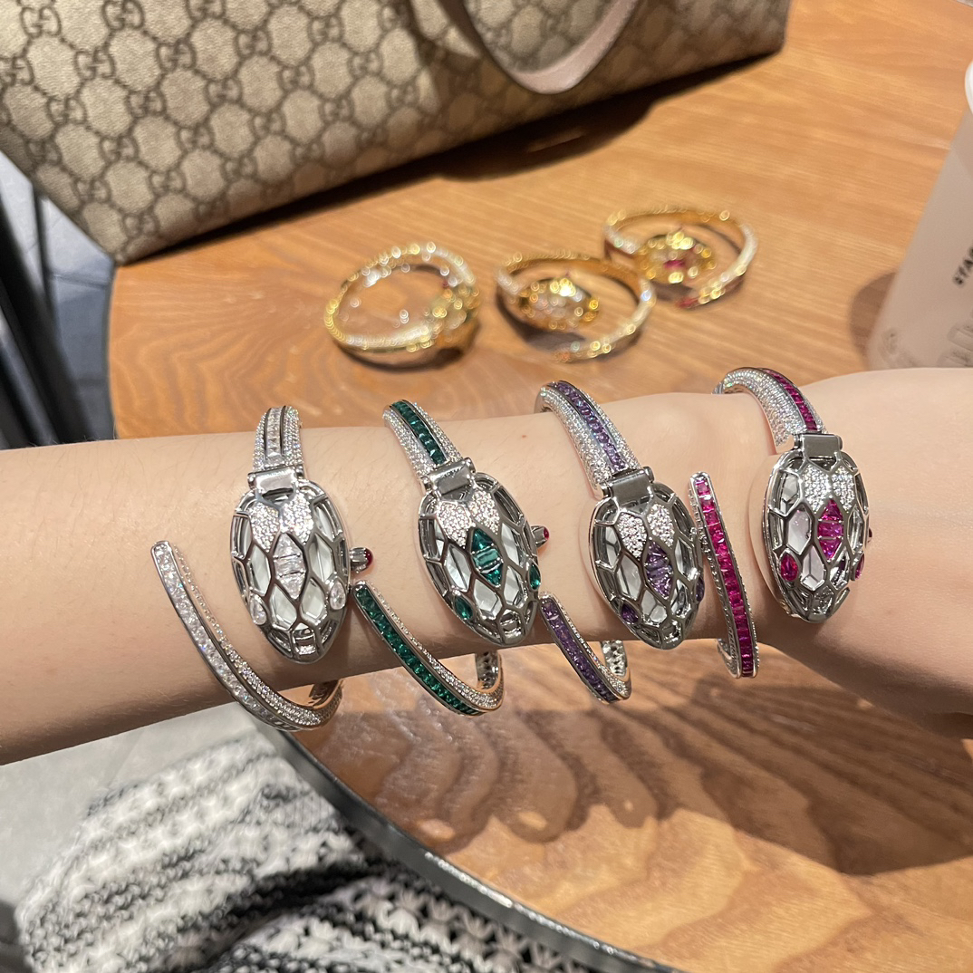 Bulgari Serpenti Misteriosi Snake Bracelet Watch