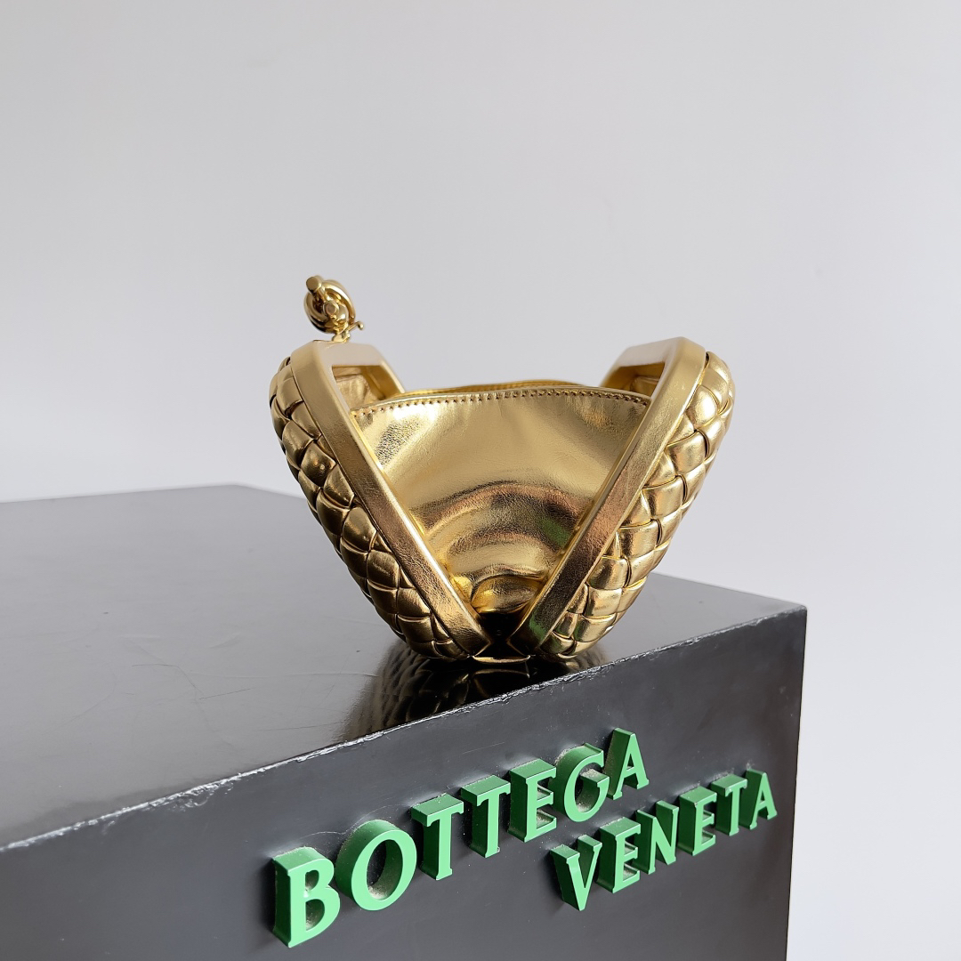 Bottega Veneta Woven Leather Evening Bag