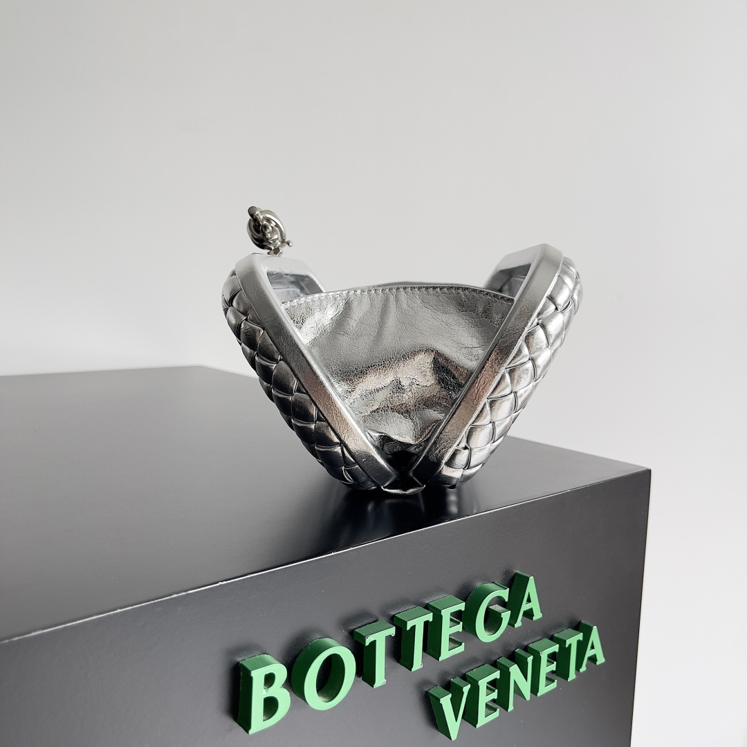 Bottega Veneta Woven Leather Evening Bag