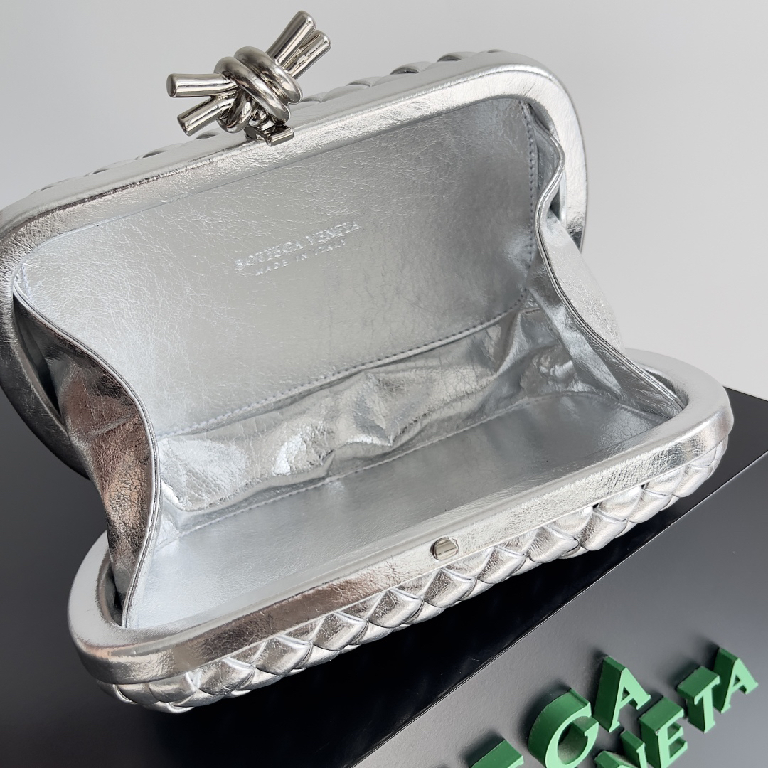 Bottega Veneta Woven Leather Evening Bag