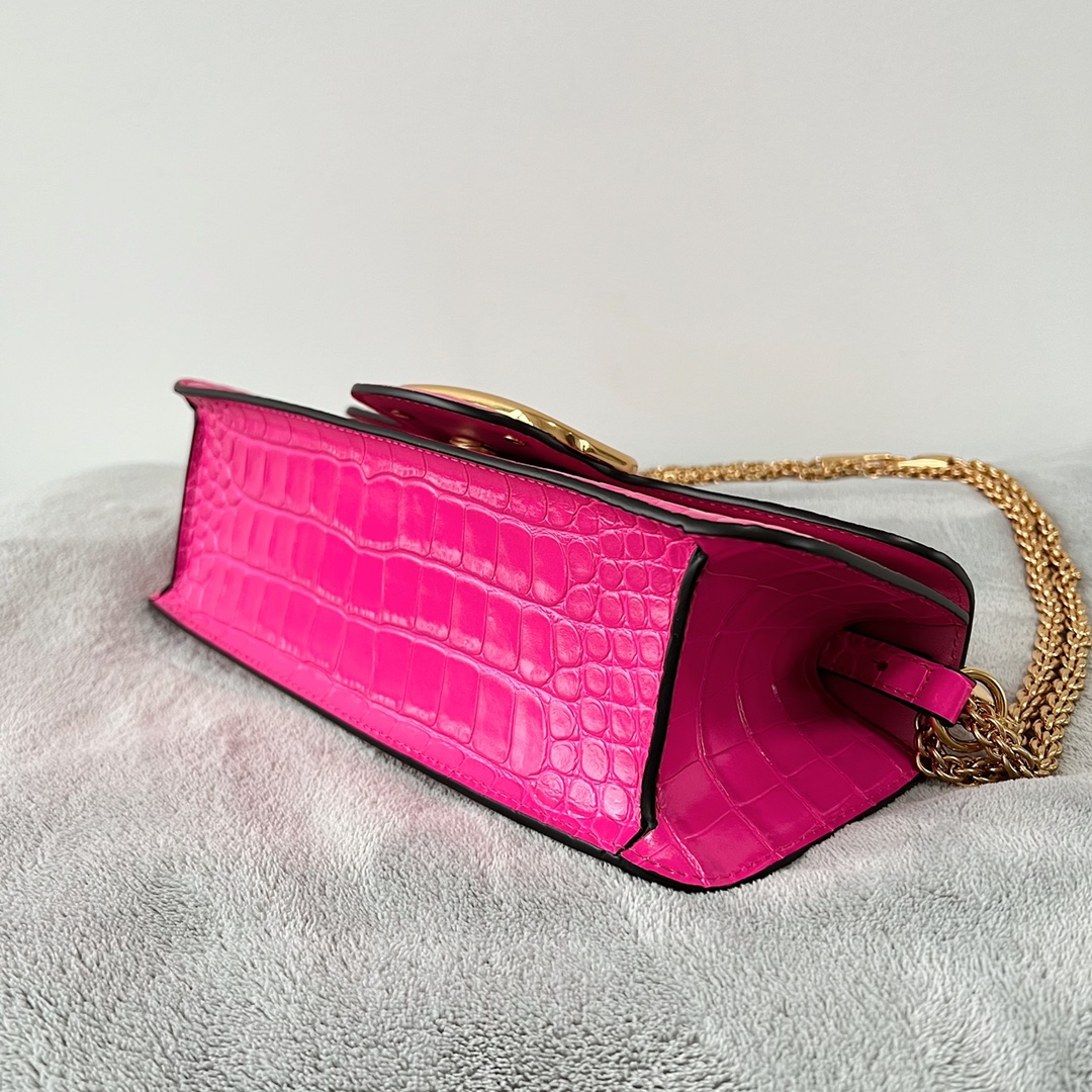 Valentino LOCÒ Calf Leather Handbag (Large)