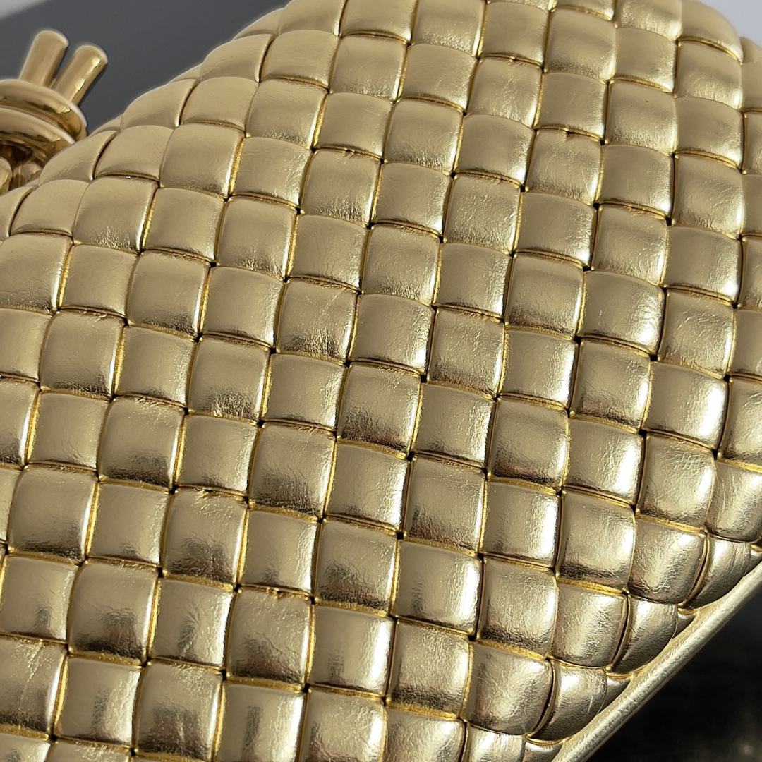 Bottega Veneta Woven Leather Evening Bag