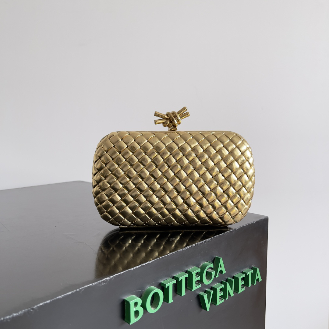 Bottega Veneta Woven Leather Evening Bag