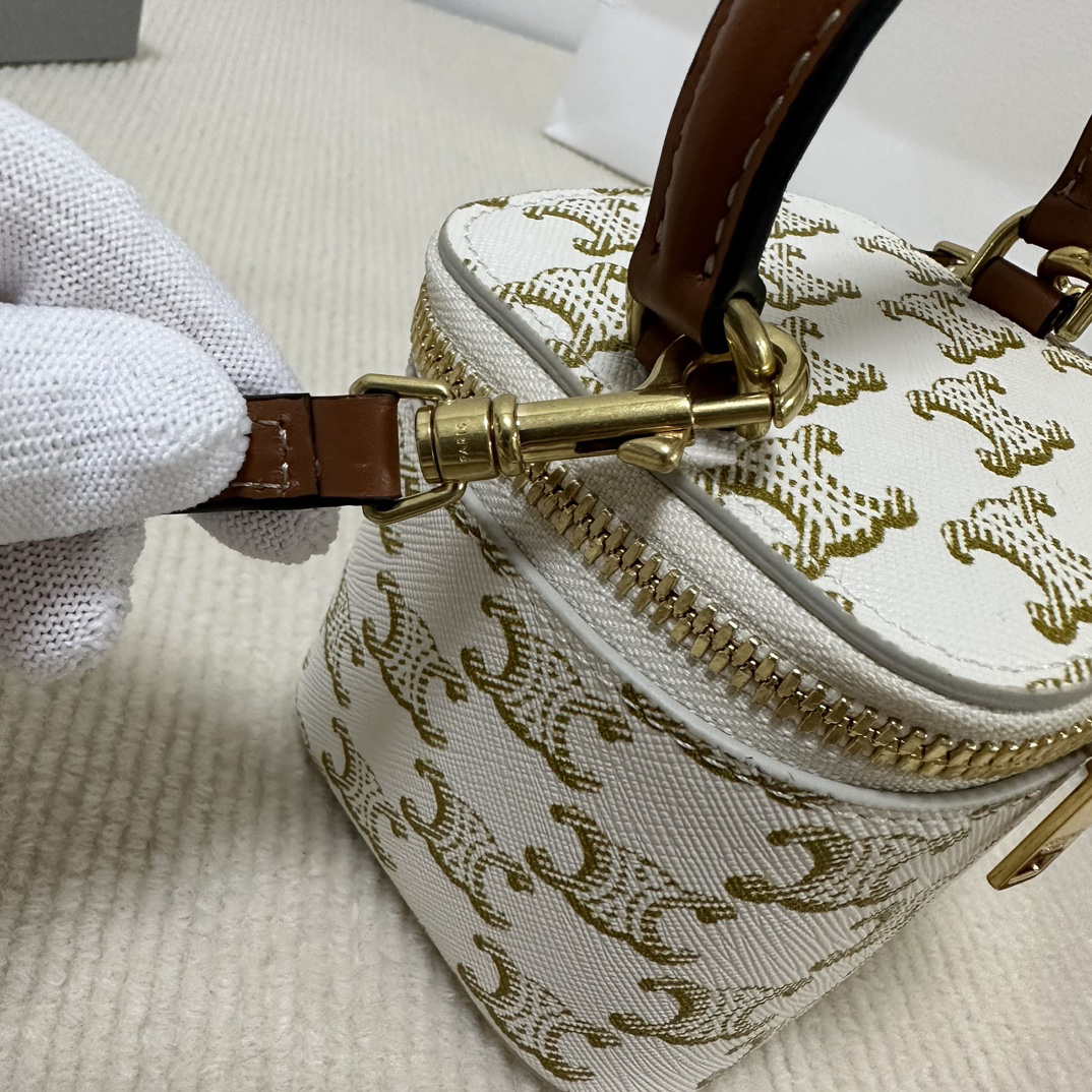 Celine Crinkled Calfskin Box Bag