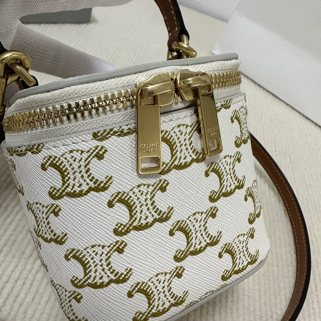 Celine Crinkled Calfskin Box Bag