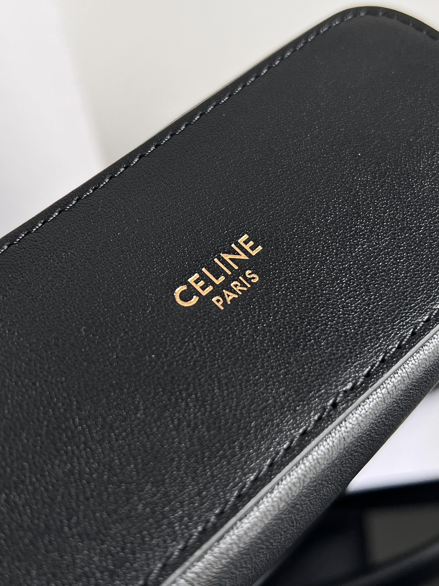 Celine Triomphe Mini Smooth Calfskin Bucket Bag